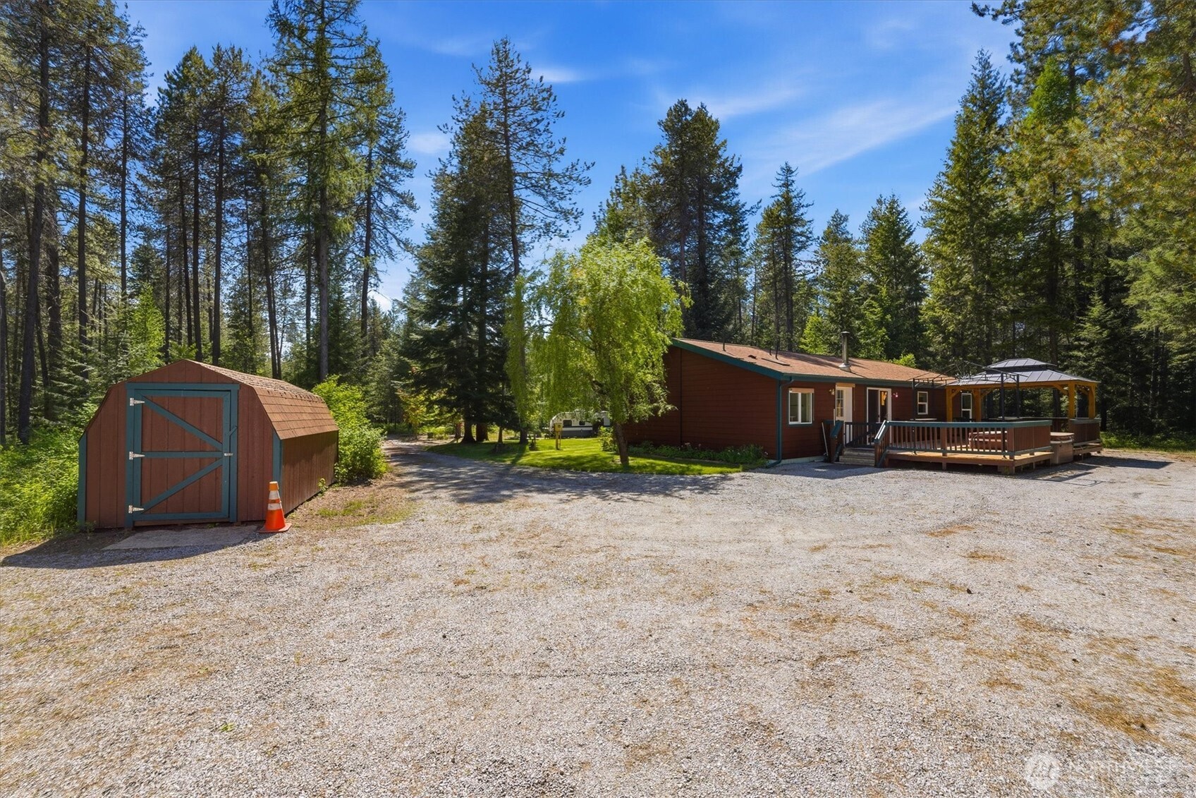 1142 Driskill Road Newport, WA 99156 - Photo 31 of 40 a house view with a outdoor space