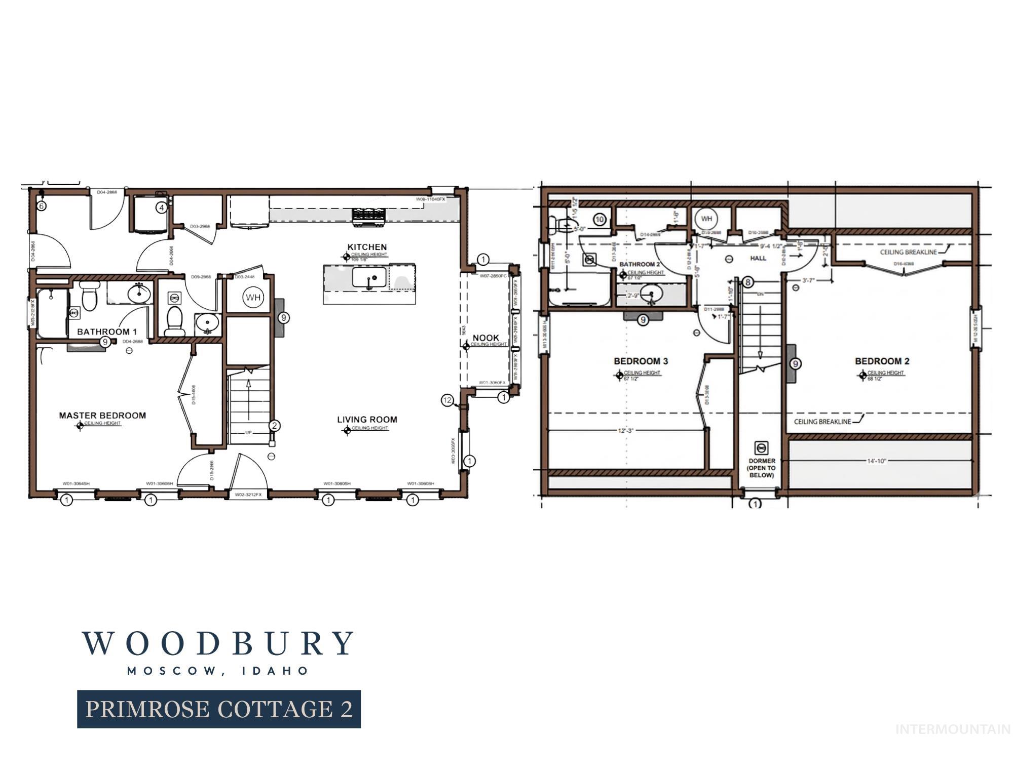 Tbd Tbd Primrose Court, Unit 2 Moscow, ID 83843 - Photo 17 of 17 View of home floor plan
