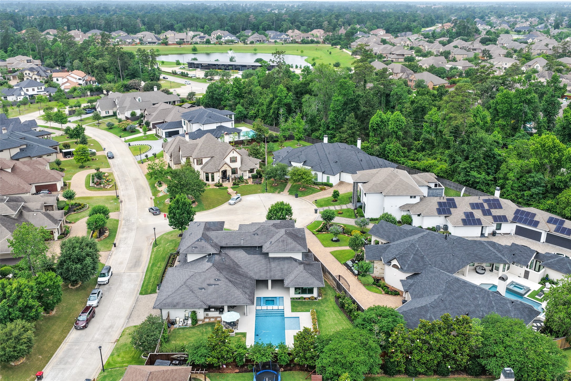 24902 Delaney Knoll Spring, TX 77389 - Photo 48 of 49 an aerial view of residential houses with outdoor space