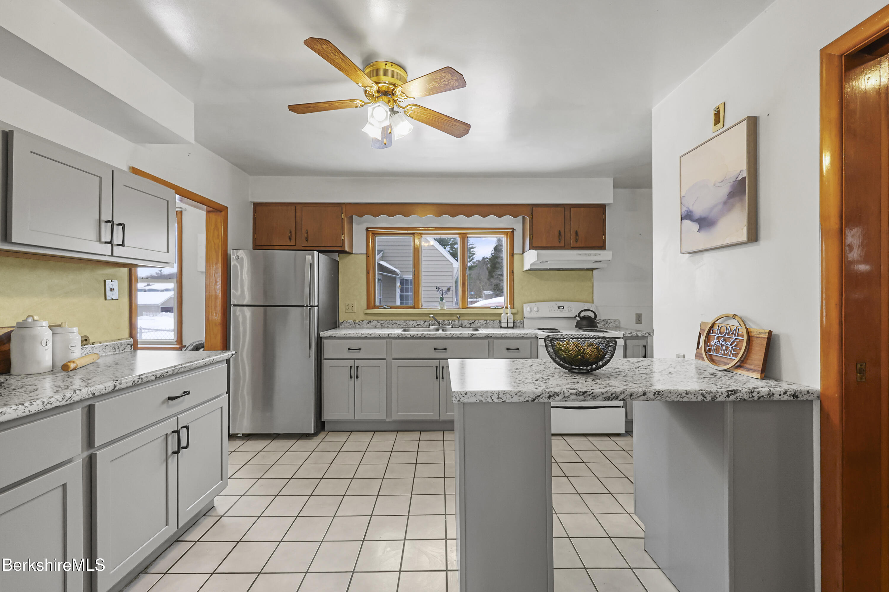 20 Crystal Street Pittsfield, MA 01201 - Photo 14 of 29 a kitchen with refrigerator and window