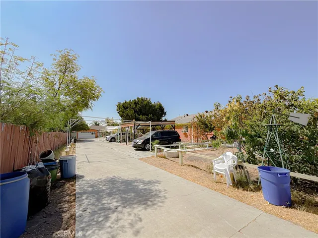 a view of outdoor space with seating