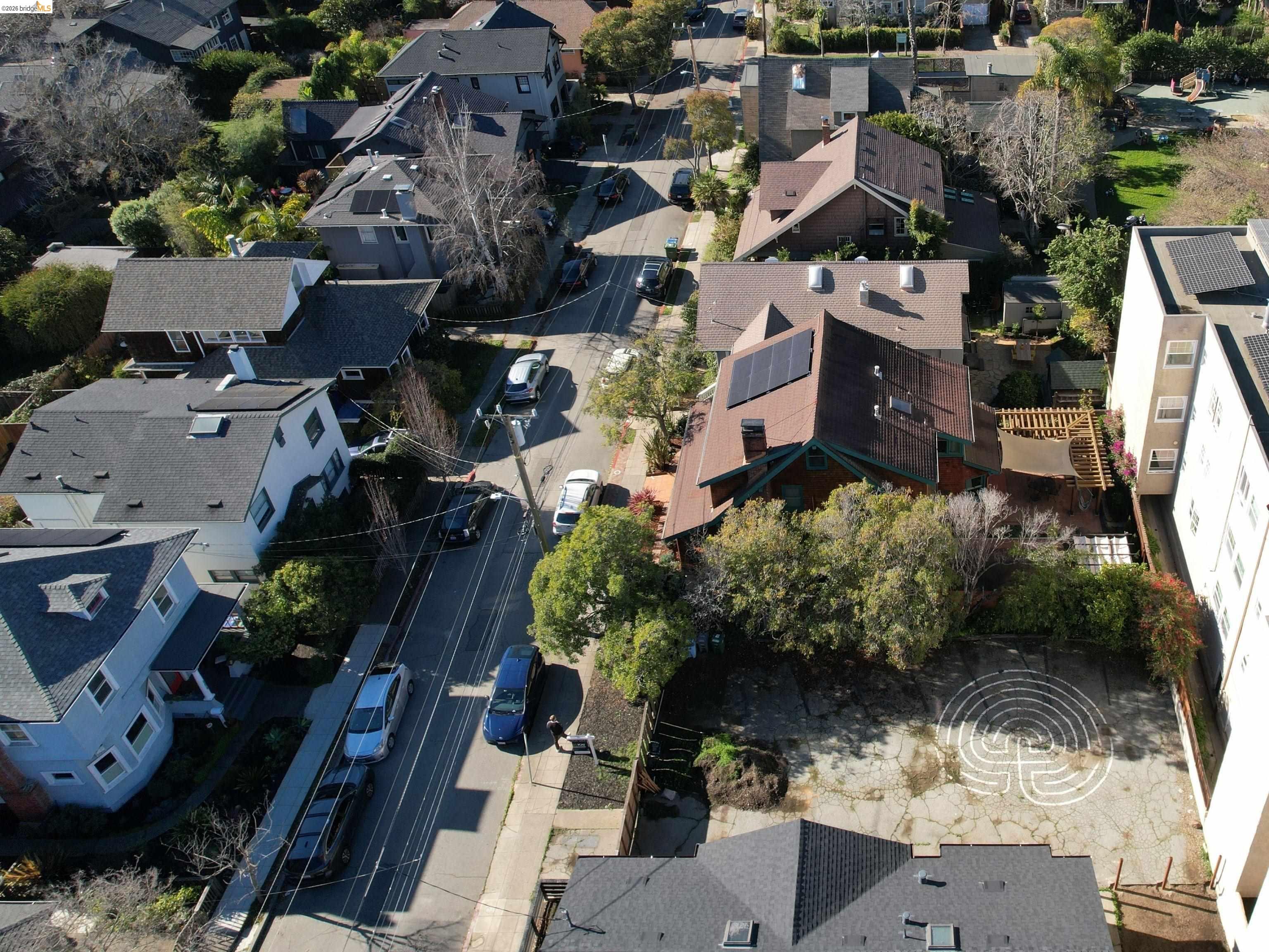 2477 Prince Street Berkeley, CA 94705 - Photo 8 of 10 an aerial view of residential houses with outdoor space