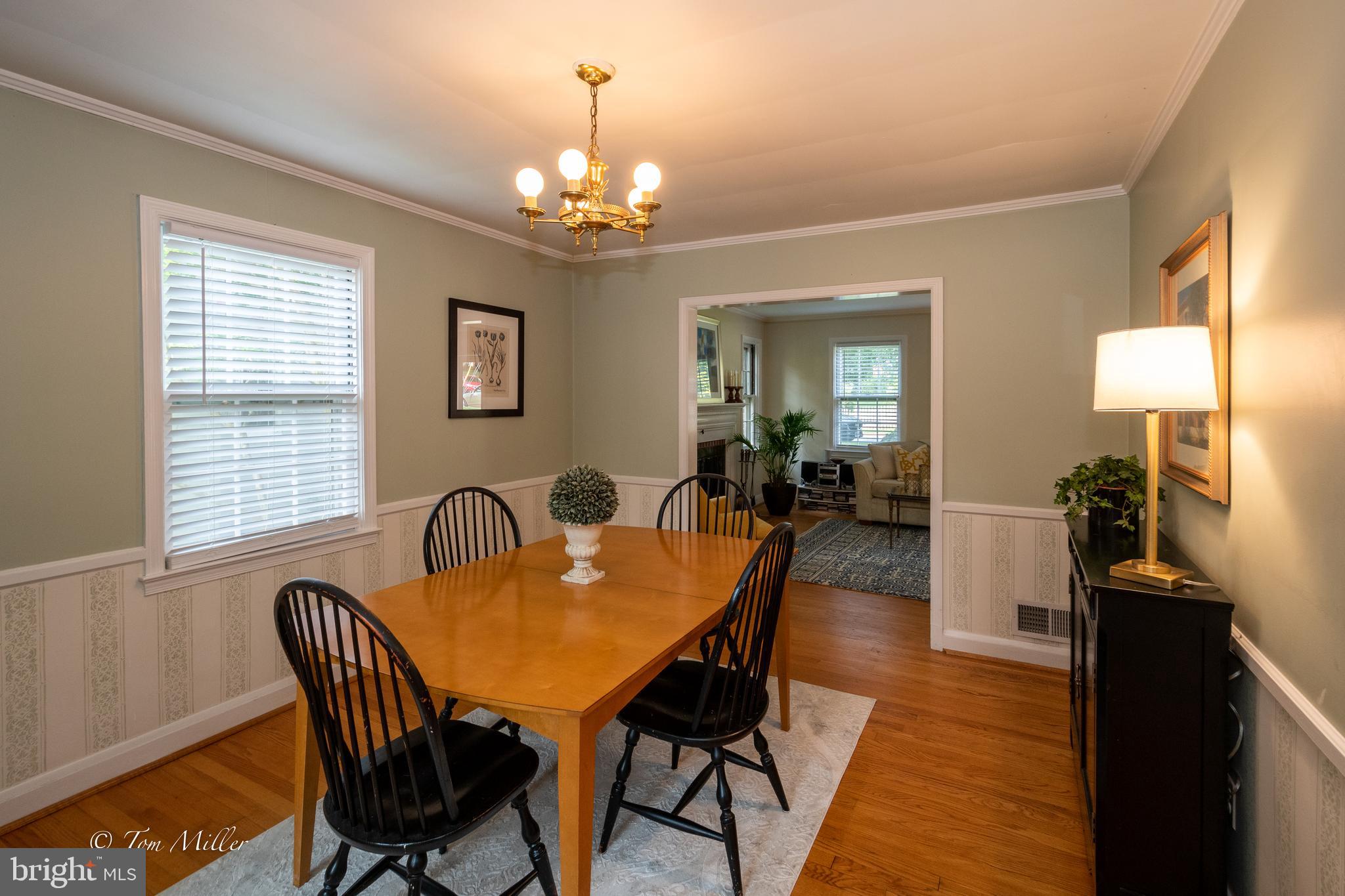 441 Range Road Towson, MD 21204 - Photo 9 of 50 Separate Dining Room with Chair Railing
