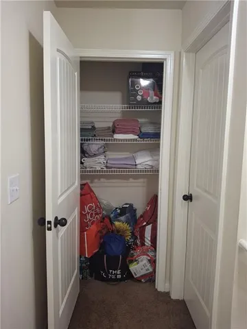 a view of storage and utility room