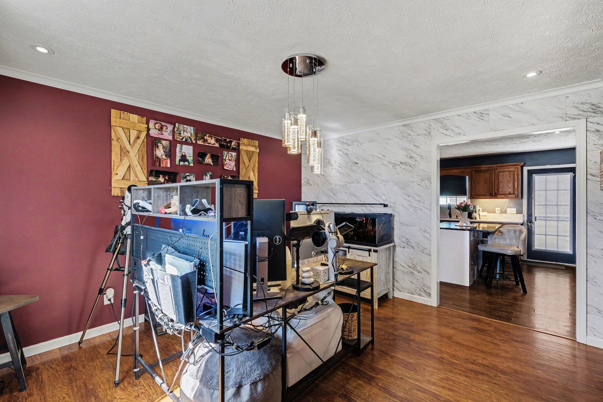 870 Newt Vanattia Road Hillsboro, TN 37342 - Photo 14 of 32 a view of a room with workspace and wooden floor