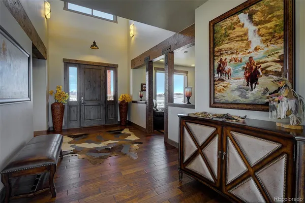 view of living room with furniture and flat screen tv