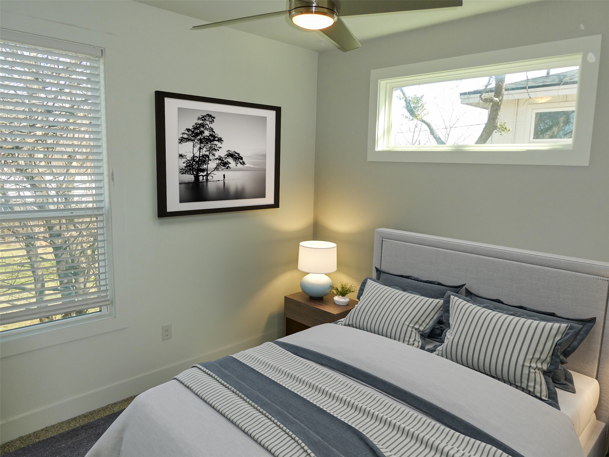 2512 Wheless Lane, Unit 5 Austin, TX 78723 - Photo 15 of 21 a bedroom with bed and window