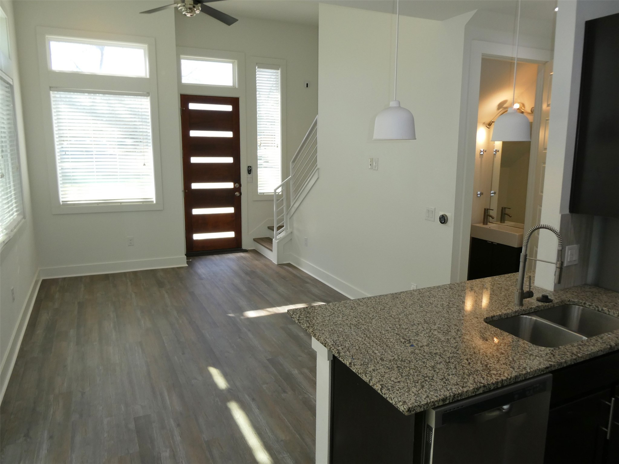 2512 Wheless Lane, Unit 5 Austin, TX 78723 - Photo 10 of 21 a kitchen with granite countertop a sink and a granite counter tops
