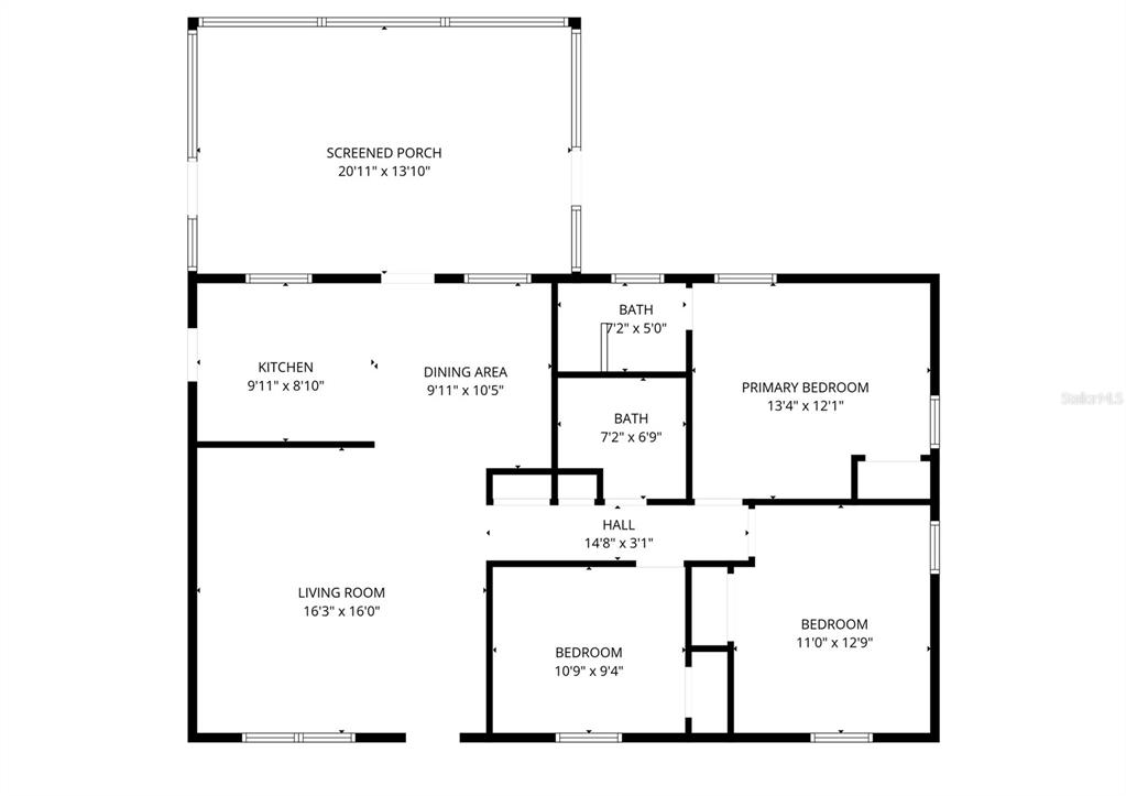 2140 Northeast 39th Street Ocala, FL 34479 - Photo 28 of 28 a picture of floor with a white comforter and white walls