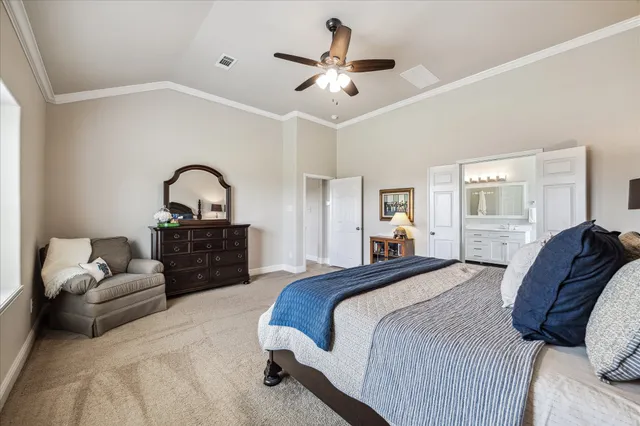 a view of a hallway with seating area