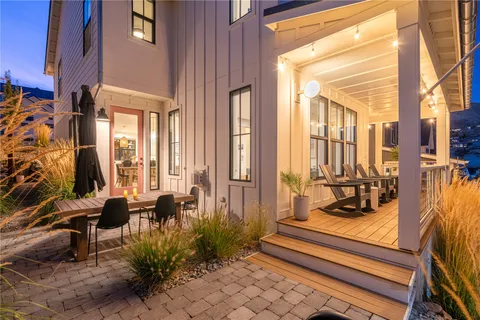 a view of balcony with couch