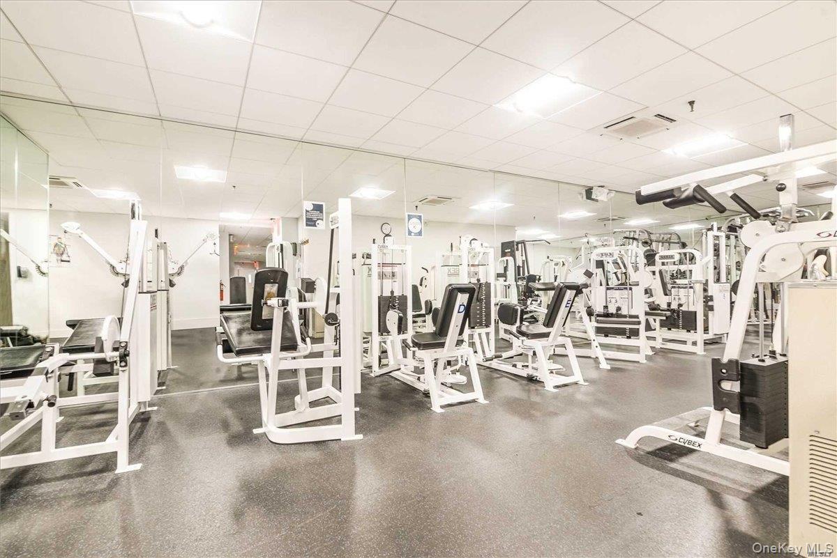 208-06 Robert Road, Unit 2 Queens, NY 11360 - Photo 19 of 26 a view of a room with gym equipment