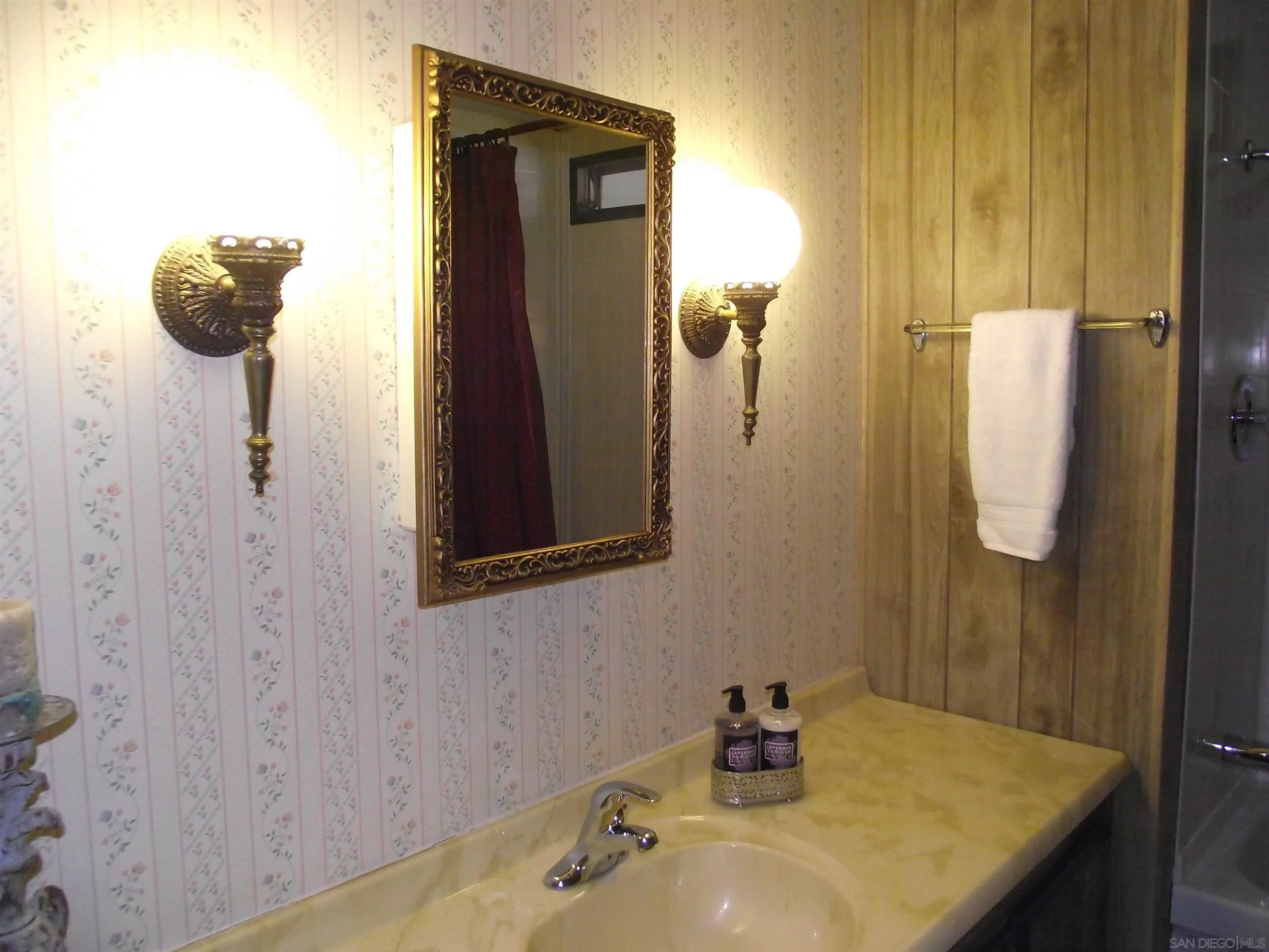 35109 Highway 79, Unit /SPC #25 Warner Springs, CA 92086 - Photo 42 of 65 a bathroom with a sink and mirror