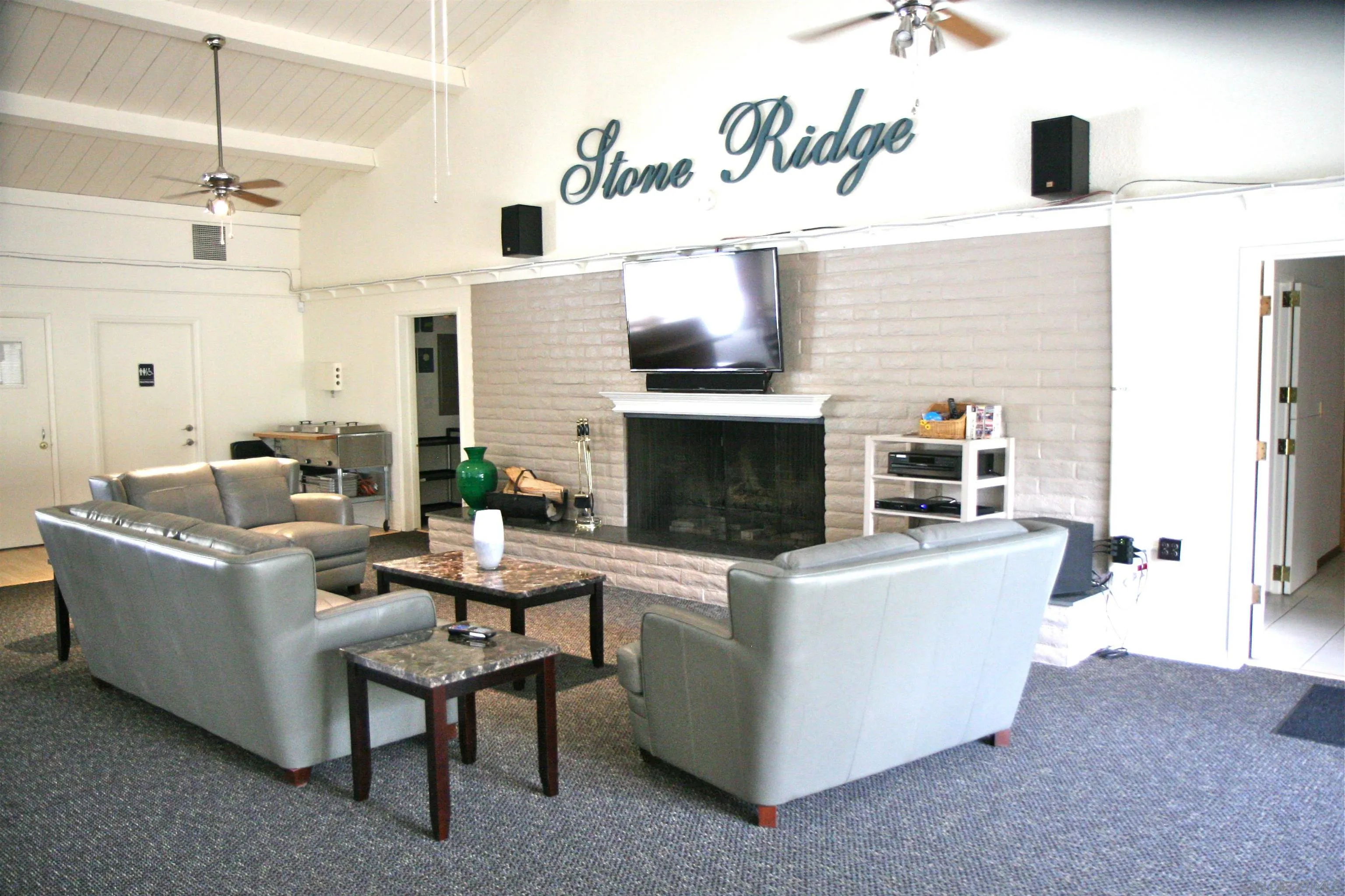 35109 Highway 79, Unit /SPC #25 Warner Springs, CA 92086 - Photo 57 of 65 a living room with furniture and a fireplace