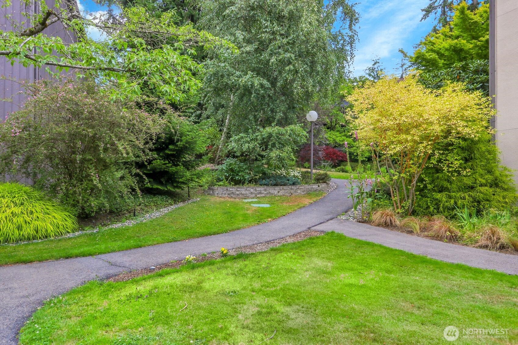 1541 Northeast 143rd Street, Unit H5 Seattle, WA 98125 - Photo 27 of 31 a view of yard with swimming pool and green space