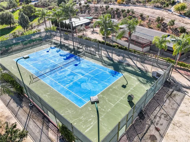 a view of an outdoor space with seating