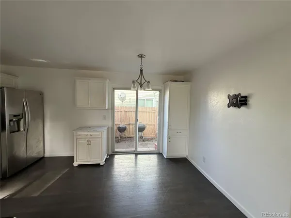 a view of empty room with a window