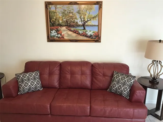 a living room with a couch
