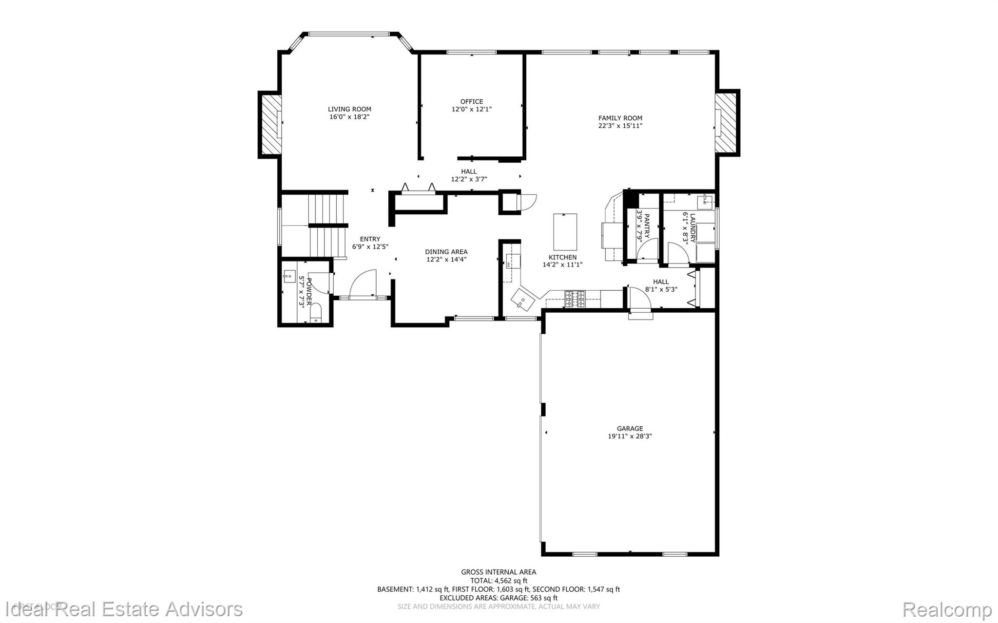 1364 Kentfield Drive Rochester, MI 48307 - Photo 67 of 70 Floor plan