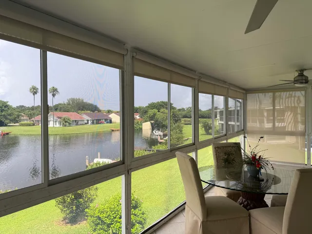 a view of a room with an outdoor seating space