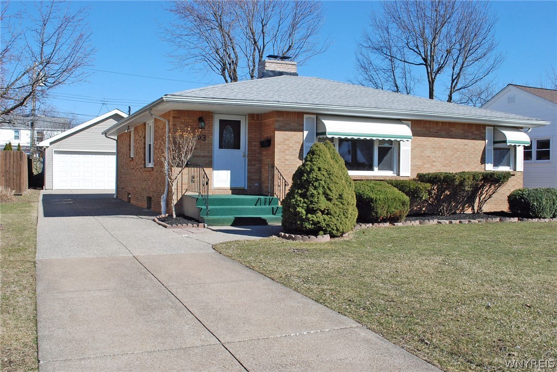 163 Puritan Road Tonawanda, NY 14150 - Photo 1 of 1 All Brick ranch. Nicely landscaped front yard, con
