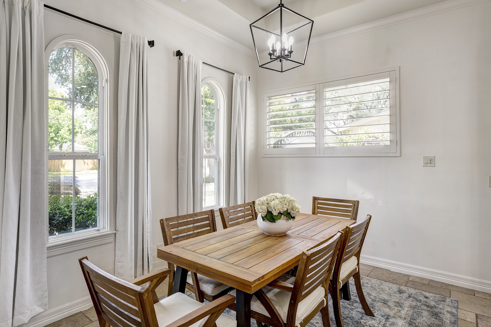 1324 Bingle Road Spring Valley Village, TX 77055 - Photo 5 of 22 a view of a dining room with furniture window and outside view