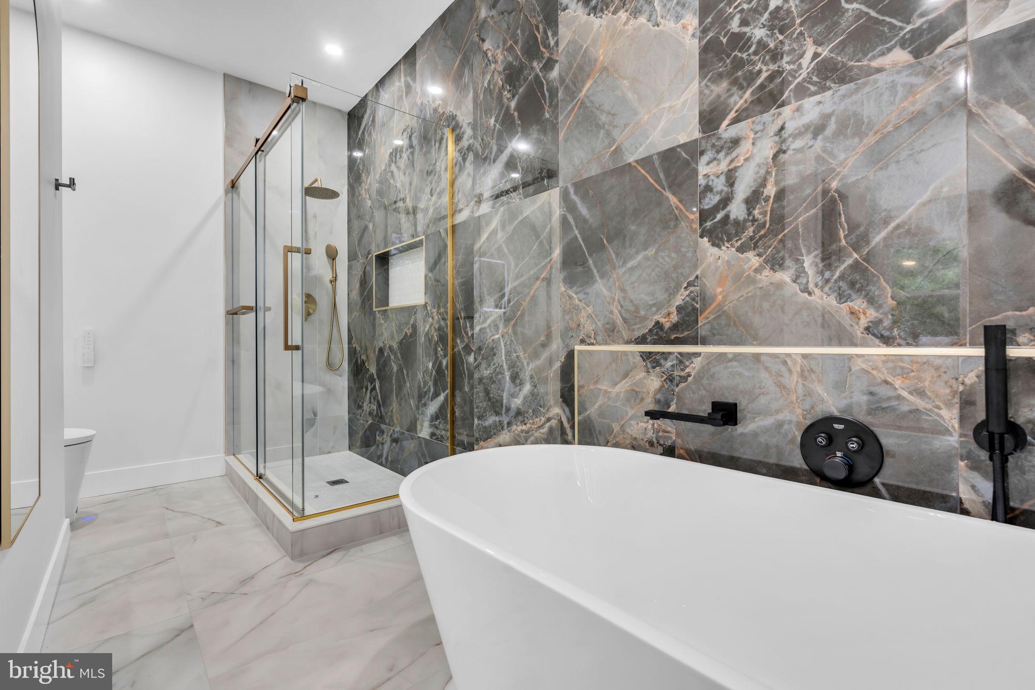 15 Hillside Road Princeton, NJ 08540 - Photo 22 of 38 Primary Bath w Soaking Tub and Stall Shower