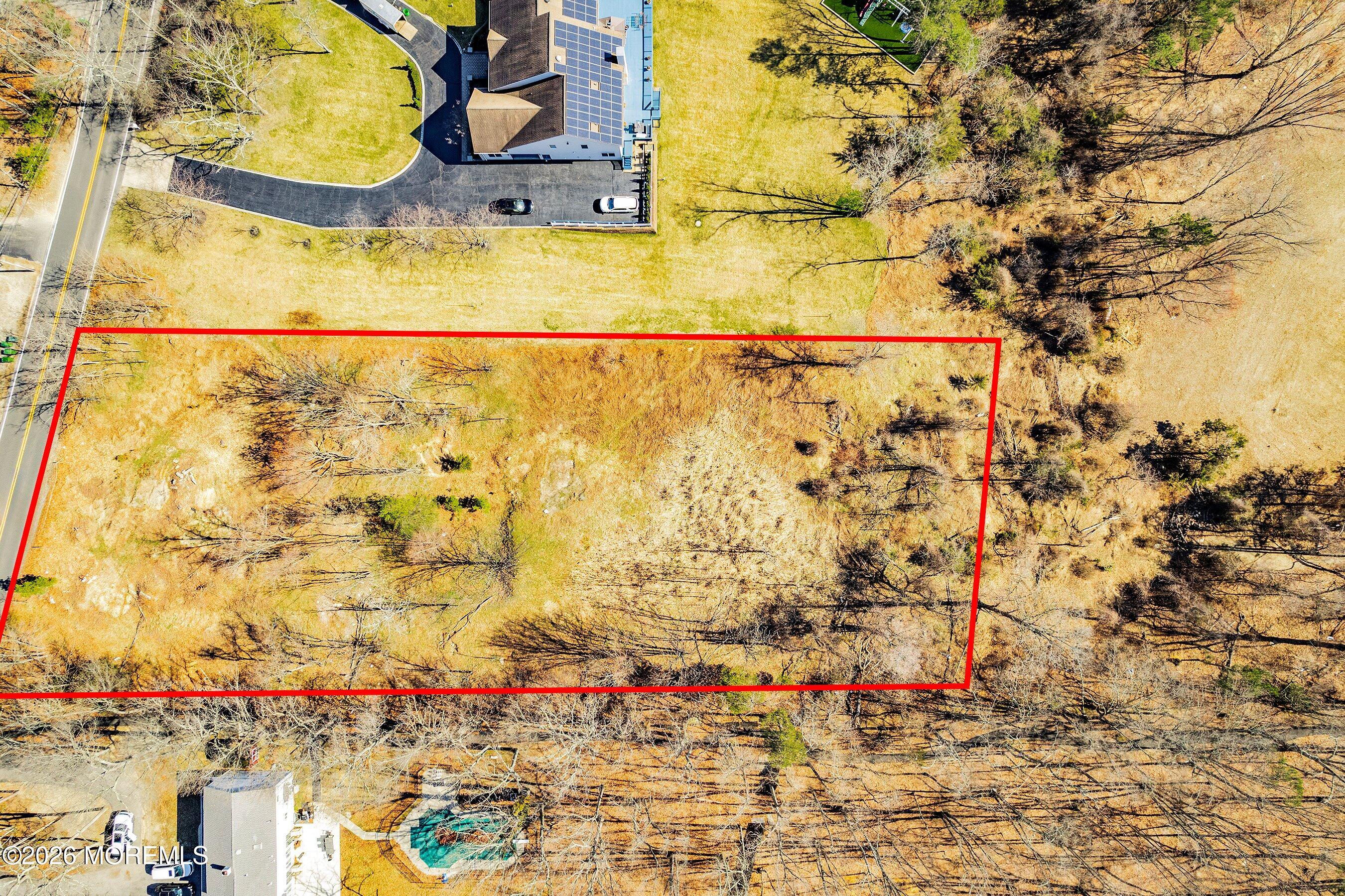 496 Clearstream Road Jackson, NJ 08527 - Photo 14 of 16 14-Top Down Aerial with outline