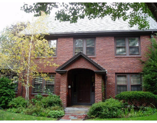 101 Clark Road Brookline, MA 02445 - Photo 1 of 1 a front view of a house with plants