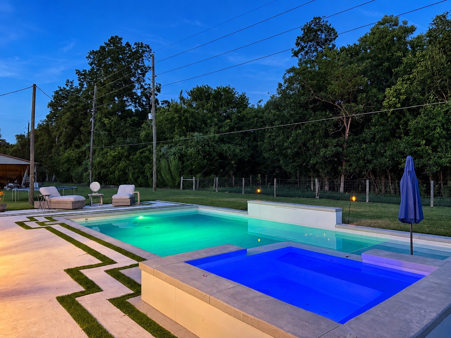 1114 Wagon Road Simonton, TX 77485 - Photo 21 of 48 Control your pool from your phone including several choices on colors