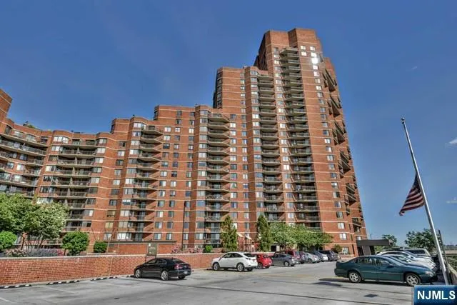 a front view of a building