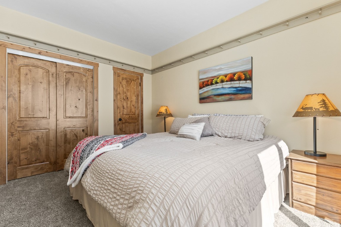1945 Cornice Road, Unit 101D Steamboat Springs, CO 80487 - Photo 19 of 33 Bedroom featuring carpet flooring
