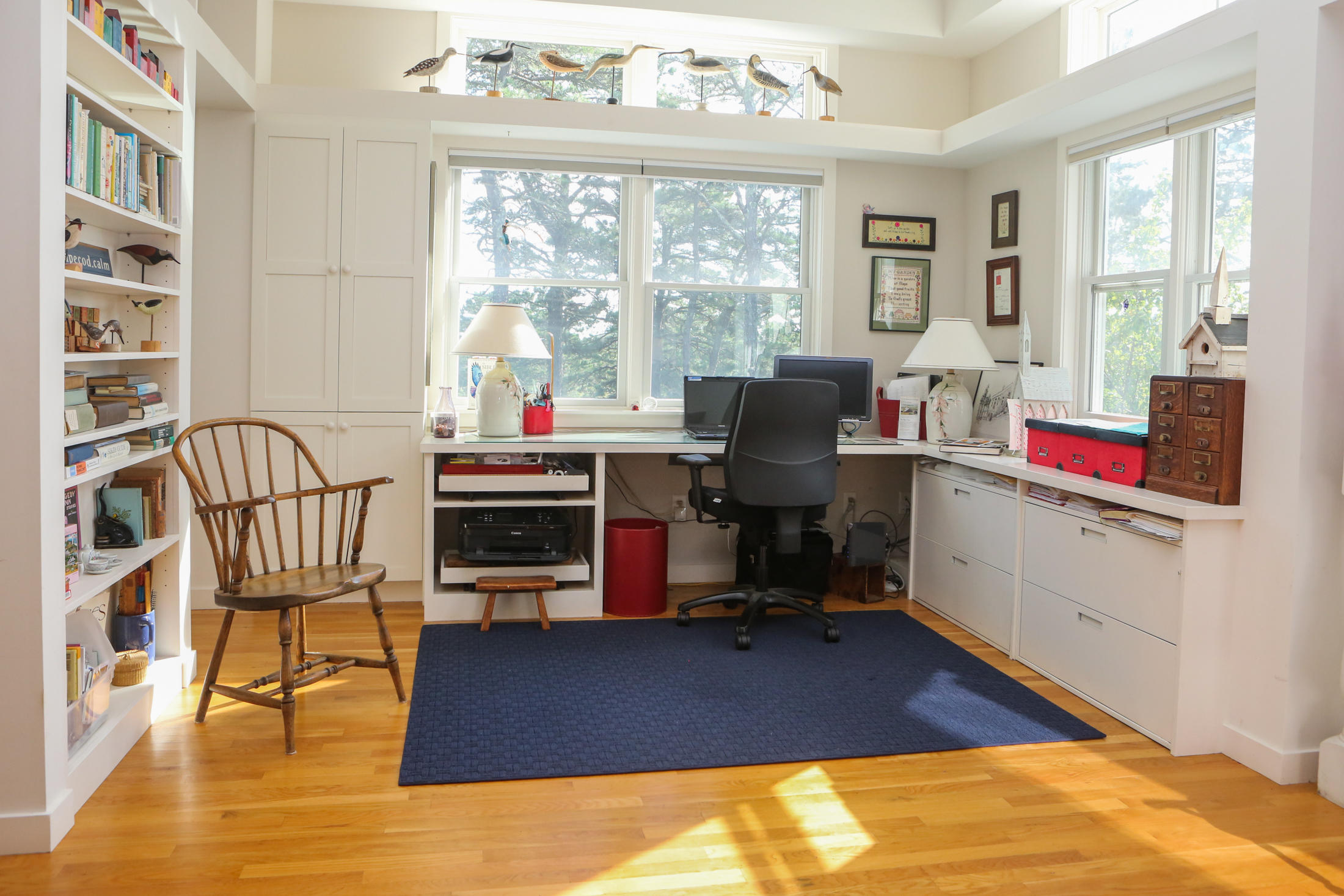 1000 Old County Road Wellfleet, MA 02667 - Photo 19 of 35 a view of a workspace with furniture and a window