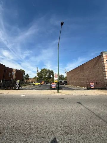 a view of a road with a road