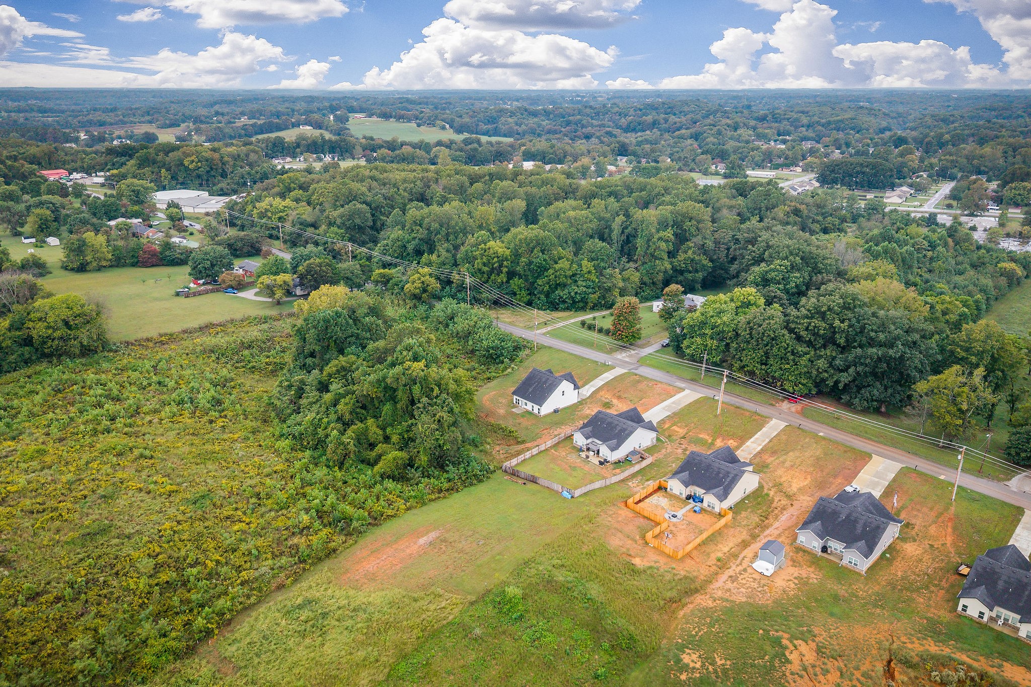 431 Old Morrison Road McMinnville, TN 37110 - Photo 44 of 45 an aerial view of residential houses with outdoor space and trees