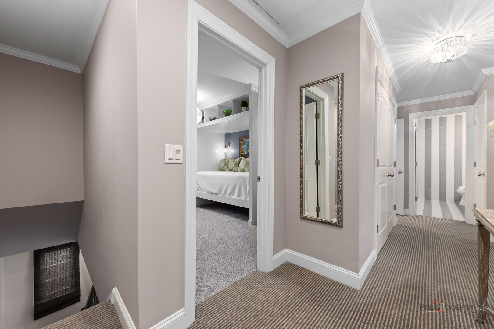 2 North Tower Road Oak Brook, IL 60523 - Photo 20 of 40 a view of a bedroom from a hallway