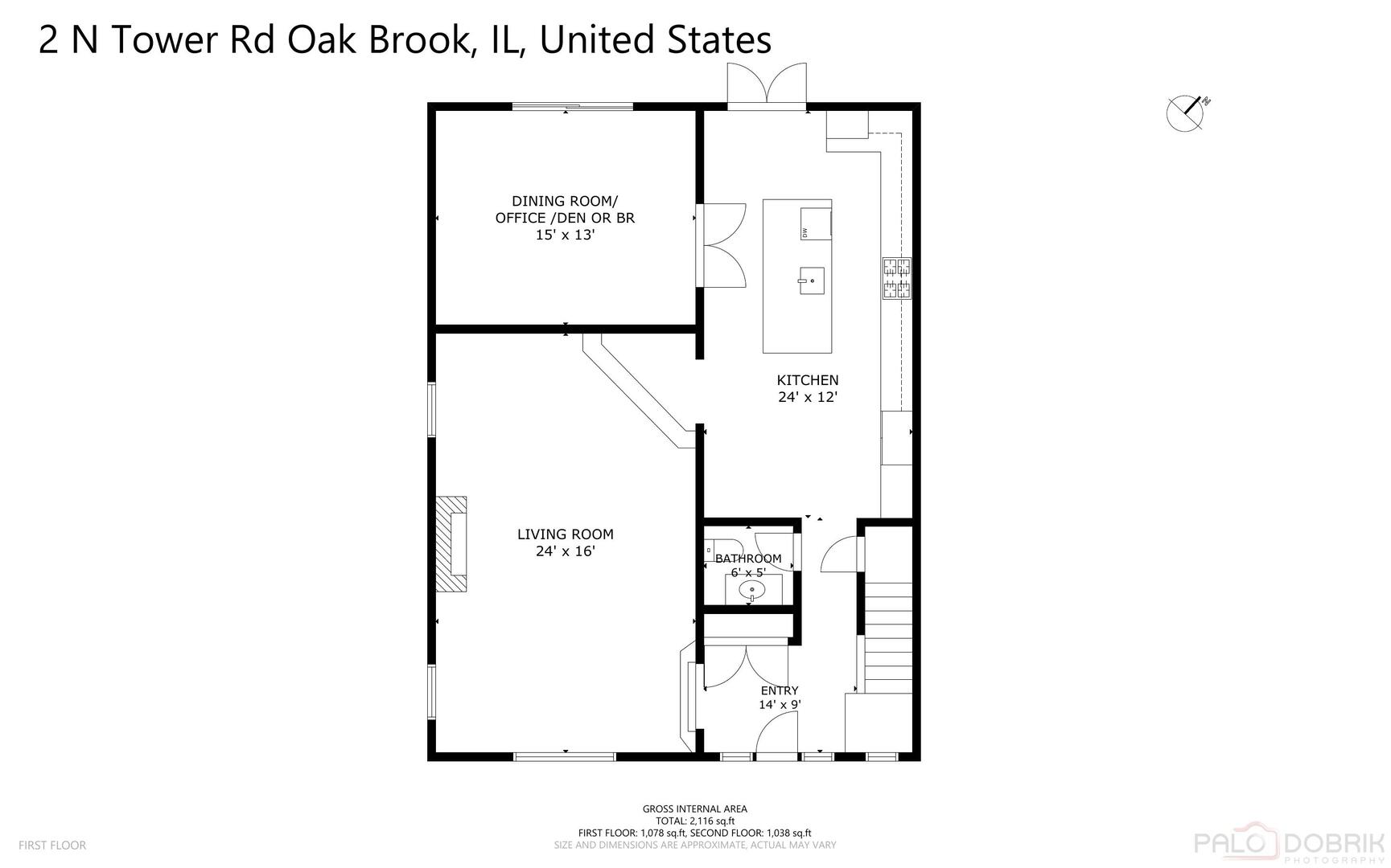 2 North Tower Road Oak Brook, IL 60523 - Photo 39 of 40 a picture of a bench in front of a wall