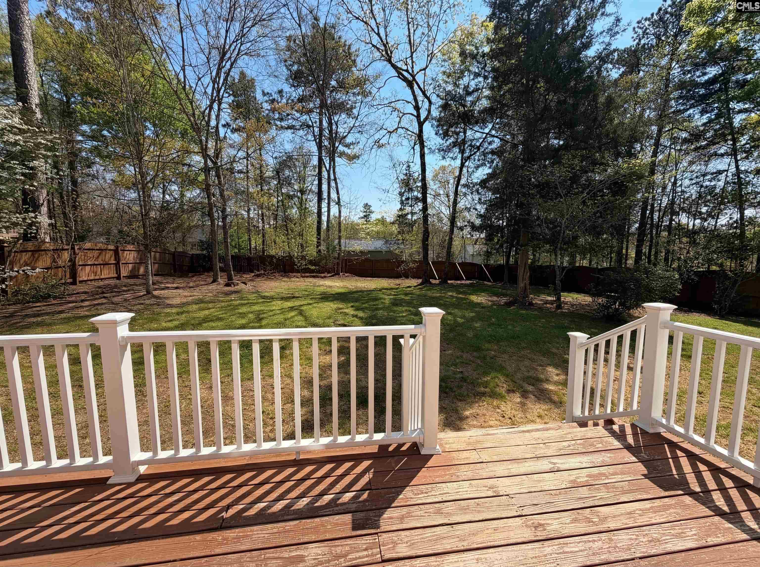112 Coopers Hawk Circle Irmo, SC 29063 - Photo 11 of 26 a view of a wooden deck