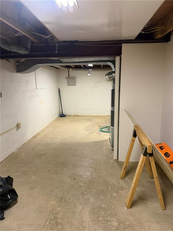 256 Finnin Road New Kensington, PA 15068 - Photo 41 of 44 Basement area plumbed for future bathroom