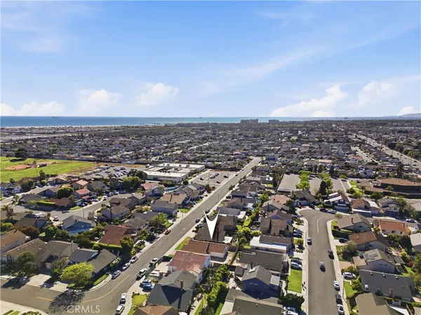 an aerial view of a city with lots of residential buildings