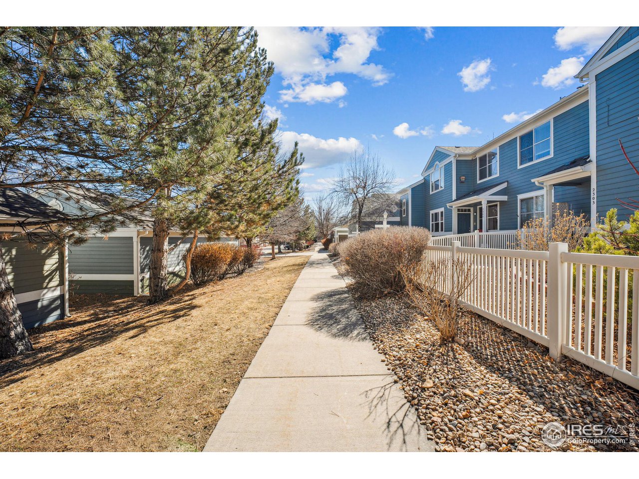 4501 Nelson Road, Unit 2303 Longmont, CO 80503 - Photo 30 of 36 Sidewalk leading up to unit