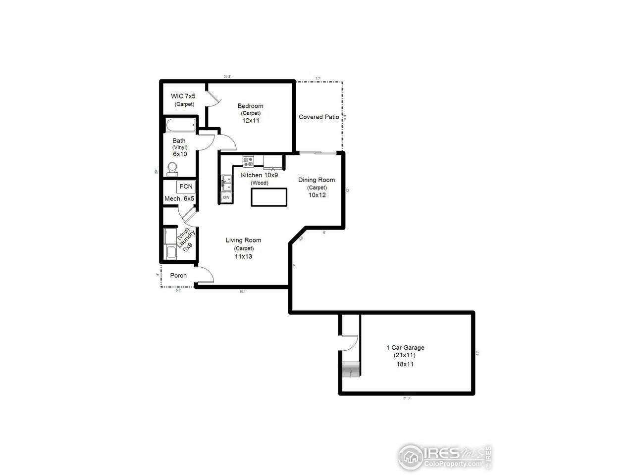 4501 Nelson Road, Unit 2303 Longmont, CO 80503 - Photo 36 of 36 Floor plan