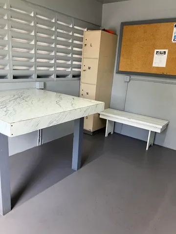 a front view of a house with plants