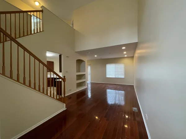 a view of entryway with stairs