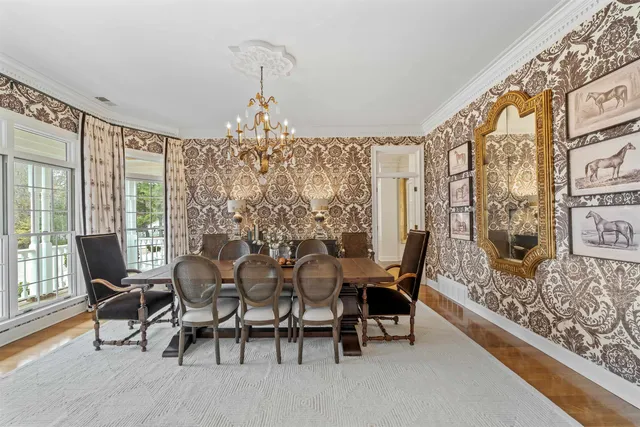 a view of a livingroom with furniture window and outside view