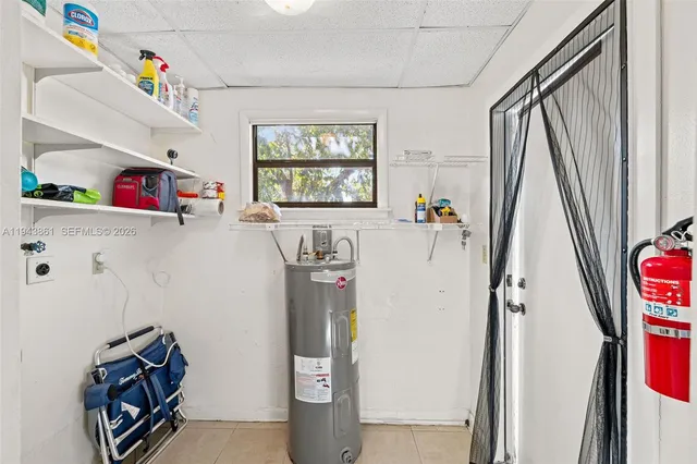 a view of storage and utility