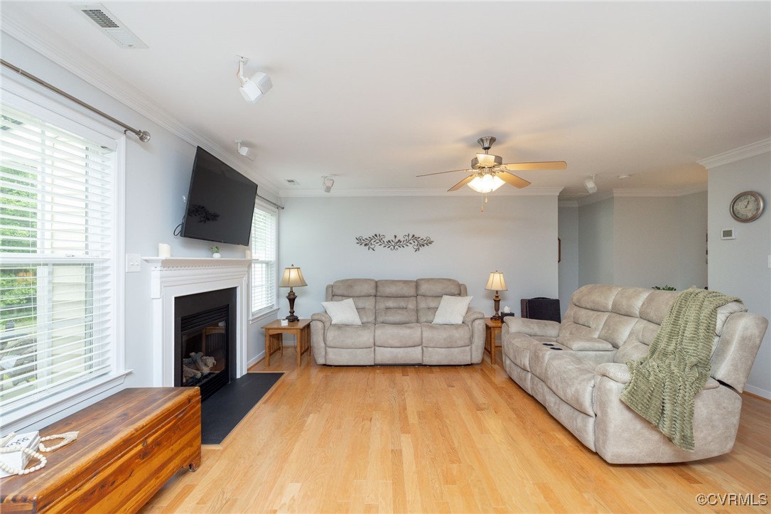 2165 Kennington Park Road, Unit 6 Aylett, VA 23009 - Photo 7 of 36 Additional view of Great Room with Fireplace, plen