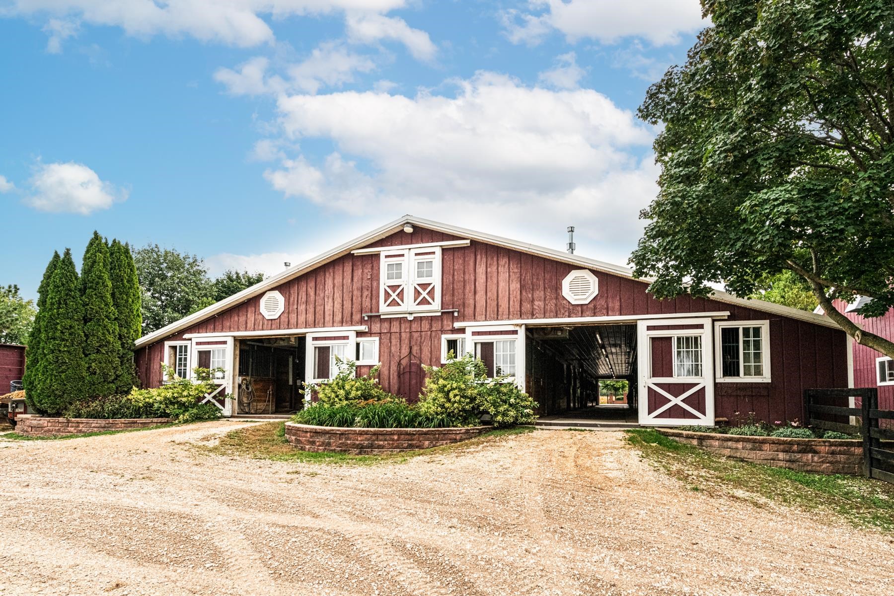 6715 Meyer Road Marengo, IL 60152 - Photo 45 of 72 front view of a house with a patio