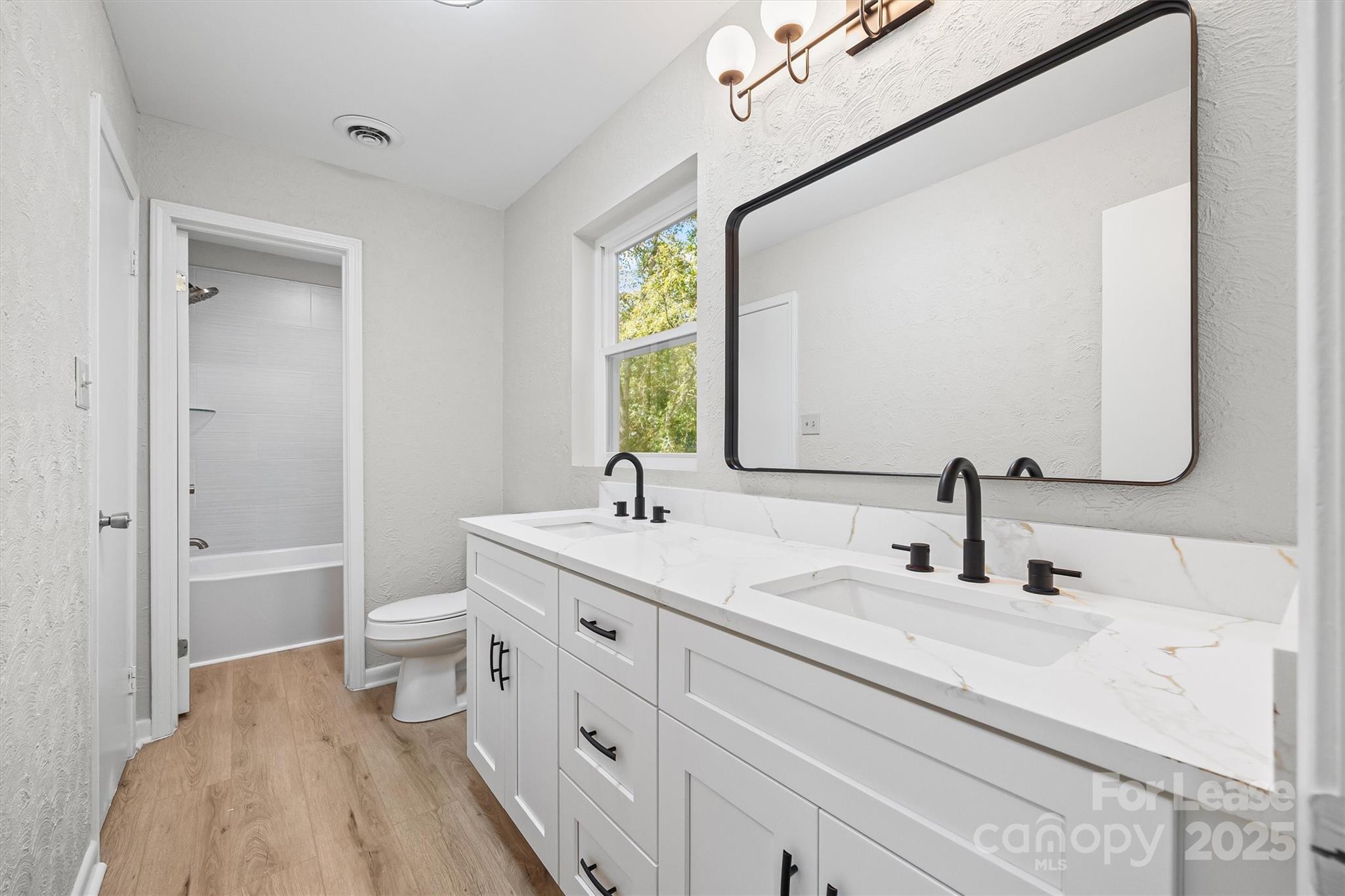 6012 Lanai Lane Fort Mill, SC 29708 - Photo 22 of 32 a bathroom with a sink a toilet and a mirror