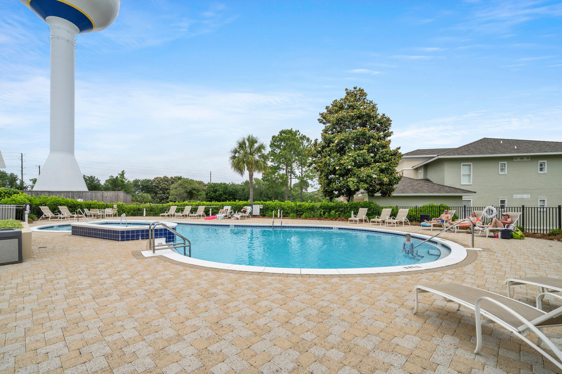 5357 Pine Ridge Lane, Unit 5357 Miramar Beach, FL 32550 - Photo 52 of 53 a view of a swimming pool with a patio